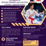 Plakát školení trenérů karate ČB 25.-26.5.2024